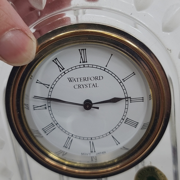 Large Waterford Germany crystal clock - Picture 5 of 9